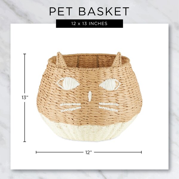 trixie wicker cat basket